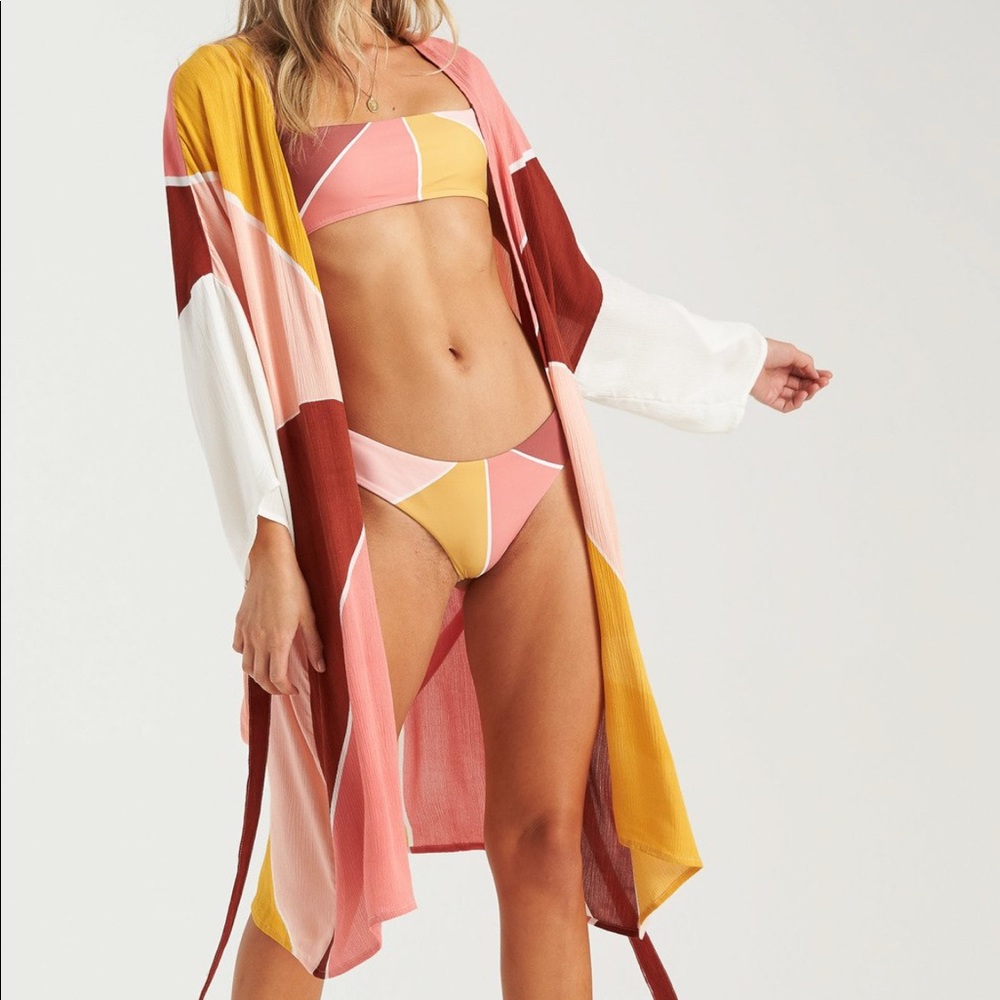 Billabong ☀️ Another Sky Kimono Cover Up - Picture 6 of 15